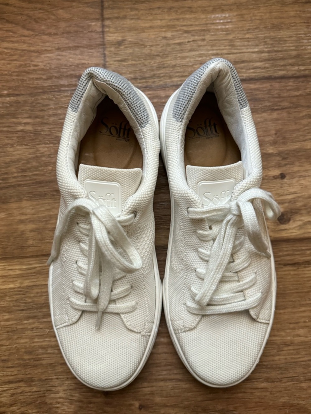 NWT Söfft White Waylyn Ladies Sneakers in Size 8.5 - Picture 10 of 15